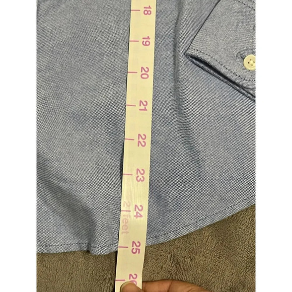 NWT J.Crew Size PS Chambray Long Sleeve Button Up Shirt Blue Women Causal - Picture 4 of 6